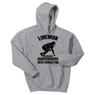 Football Lineman Kids Hoodie