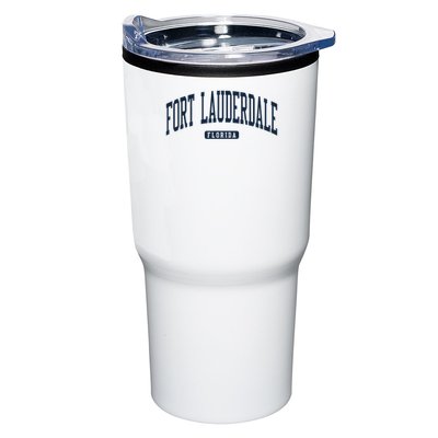 Fort Lauderdale Florida Fl College University Style Navy Tumbler