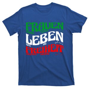 Frauen Leben Freiheit Life Freedom Femme Vie Liberté Gift T-Shirt