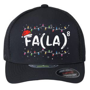 FA (LA)8 Funny Christmas Santa Fa La Math Teacher Flexfit Unipanel Trucker Cap