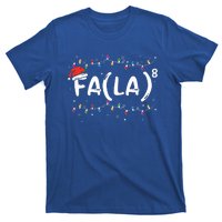 FA (LA)8 Funny Christmas Santa Fa La Math Teacher T-Shirt