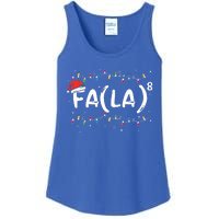 FA (LA)8 Funny Christmas Santa Fa La Math Teacher Ladies Essential Tank