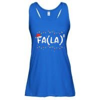 FA (LA)8 Funny Christmas Santa Fa La Math Teacher Ladies Essential Flowy Tank