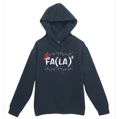 FA (LA)8 Funny Christmas Santa Fa La Math Teacher Urban Pullover Hoodie