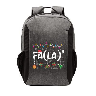Fa (La)8 Funny Christmas Santa Fa La Math Teacher Funny Gift Vector Backpack