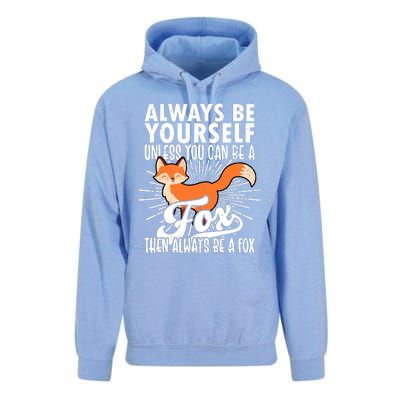 Fox Lover Funny Fox Forest Animals Cute Fox Fox Unisex Surf Hoodie