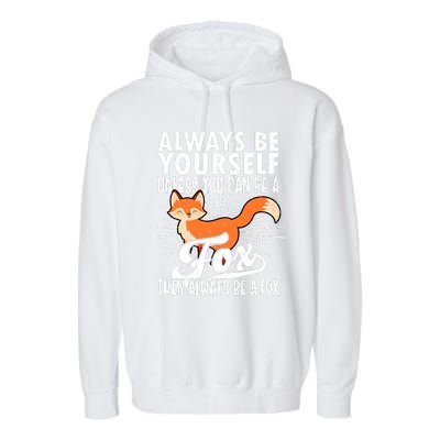 Fox Lover Funny Fox Forest Animals Cute Fox Fox Garment-Dyed Fleece Hoodie