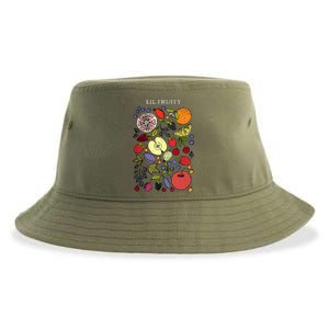 Funny Lil Fruity Subtle Lesbian Pride Month Sustainable Bucket Hat