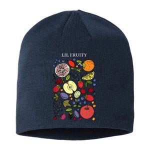 Funny Lil Fruity Subtle Lesbian Pride Month Sustainable Beanie