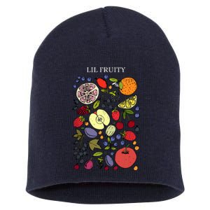 Funny Lil Fruity Subtle Lesbian Pride Month Short Acrylic Beanie