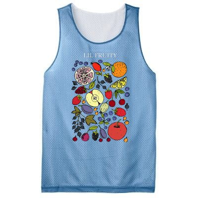 Funny Lil Fruity Lgbtq Subtle Lesbian Lgbtq Pride Month Mesh Reversible Basketball Jersey Tank