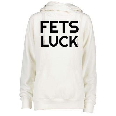 Fets Luck Womens Funnel Neck Pullover Hood