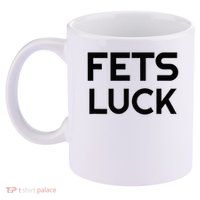 Fets Luck 11oz C Handle Ceramic Mug