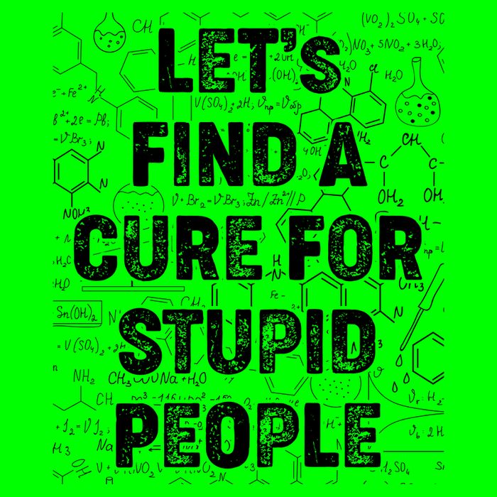 Funny Let's Find A Cure For Stupid People Kids T-Shirt