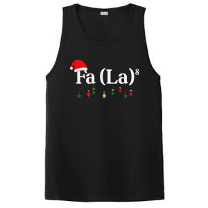 Fa (La)8 Funny Christmas Santa Fa La Math Teacher Student PosiCharge Competitor Tank