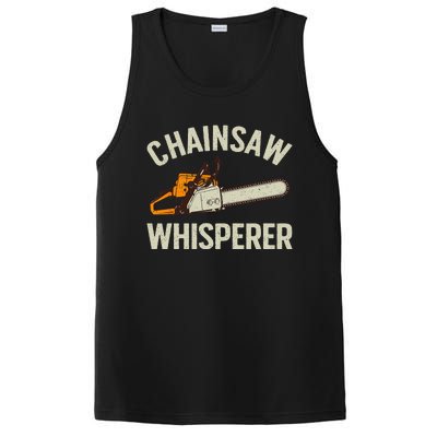 Funny Lumberjack For Men Women Logger Lumberjack Chainsaw PosiCharge Competitor Tank