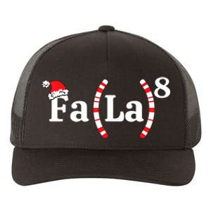 Fa (La)8 Funny Christmas Santa Fa La Math Teacher Student Yupoong Adult 5-Panel Trucker Hat