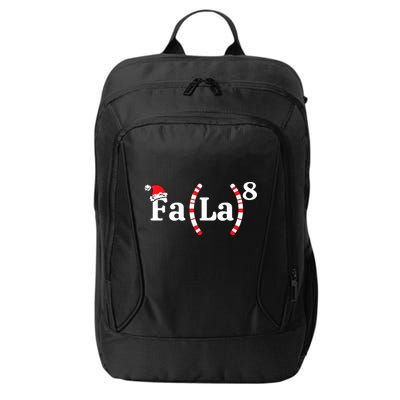 Fa (La)8 Funny Christmas Santa Fa La Math Teacher Student City Backpack