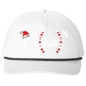 Fa (La)8 Funny Christmas Santa Fa La Math Teacher Student Snapback Five-Panel Rope Hat