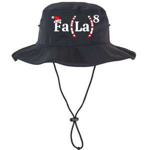 Fa (La)8 Funny Christmas Santa Fa La Math Teacher Student Legacy Cool Fit Booney Bucket Hat