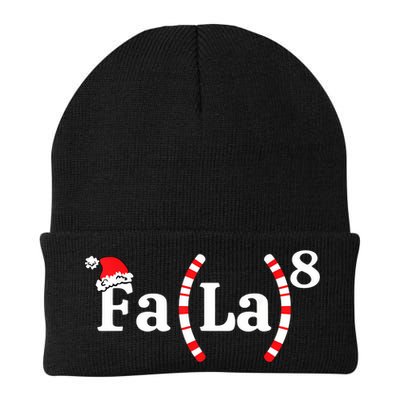 Fa (La)8 Funny Christmas Santa Fa La Math Teacher Student Knit Cap Winter Beanie