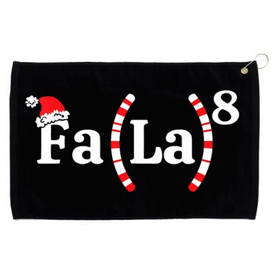 Fa (La)8 Funny Christmas Santa Fa La Math Teacher Student Grommeted Golf Towel