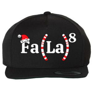 Fa (La)8 Funny Christmas Santa Fa La Math Teacher Student Wool Snapback Cap