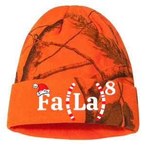 Fa (La)8 Funny Christmas Santa Fa La Math Teacher Student Kati Licensed 12" Camo Beanie