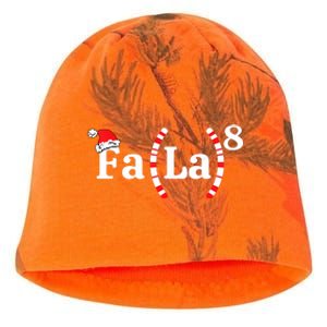 Fa (La)8 Funny Christmas Santa Fa La Math Teacher Student Kati - Camo Knit Beanie