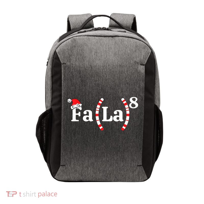 Fa (La)8 Funny Christmas Santa Fa La Math Teacher Student Vector Backpack