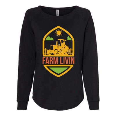 Farm Livin Womens California Wash Sweatshirt