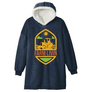 Farm Livin Hooded Wearable Blanket