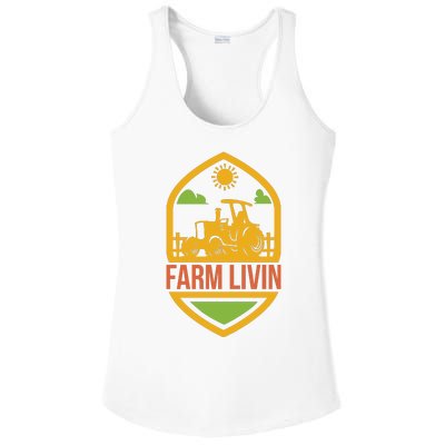 Farm Livin Ladies PosiCharge Competitor Racerback Tank