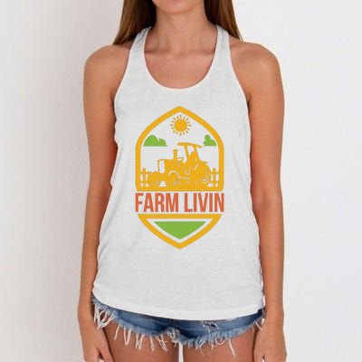 Farm Livin Women's Knotted Racerback Tank