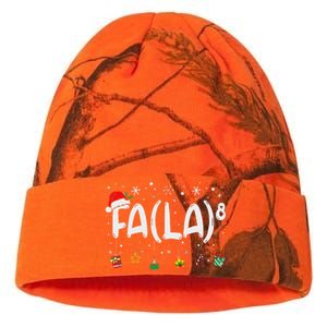 Fa (La)8 Funny Christmas Santa Fa La Math Teacher Women Kati Licensed 12" Camo Beanie