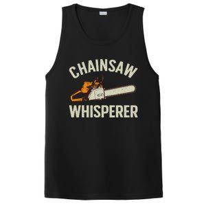 Funny Lumberjack For Women Logger Lumberjack Chainsaw PosiCharge Competitor Tank