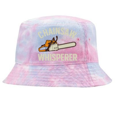 Funny Lumberjack For Women Logger Lumberjack Chainsaw Tie-Dyed Bucket Hat