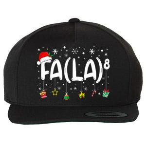 Fa (La)8 Funny Christmas Santa Fa La Math Teacher Wool Snapback Cap