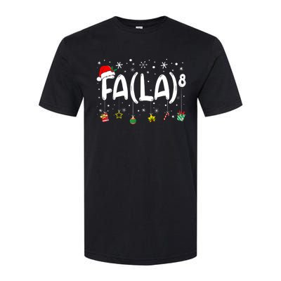 Fa (La)8 Funny Christmas Santa Fa La Math Teacher Softstyle® CVC T-Shirt