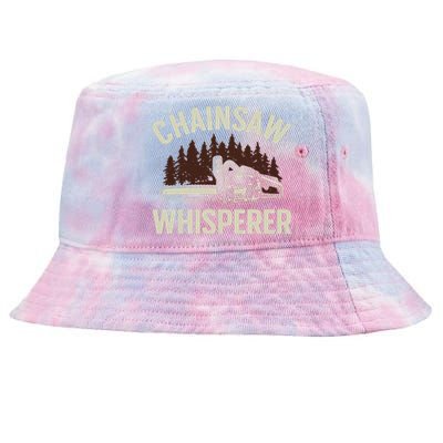 Funny Lumberjack For Women Logger Lumberjack Chainsaw Tie-Dyed Bucket Hat