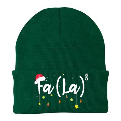 FA (LA)8 Funny Christmas Santa Fa La Math Knit Cap Winter Beanie