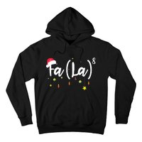 FA (LA)8 Funny Christmas Santa Fa La Math Hoodie