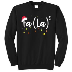 FA (LA)8 Funny Christmas Santa Fa La Math Sweatshirt