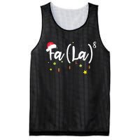 FA (LA)8 Funny Christmas Santa Fa La Math Mesh Reversible Basketball Jersey Tank