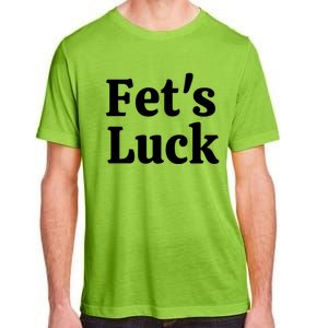 Fets Luck Fets Luck Cool Gift Blue Small Adult ChromaSoft Performance T-Shirt