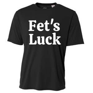 Fets Luck Fets Luck Cool Gift Blue Small Cooling Performance Crew T-Shirt