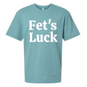 Fets Luck Fets Luck Cool Gift Blue Small Sueded Cloud Jersey T-Shirt