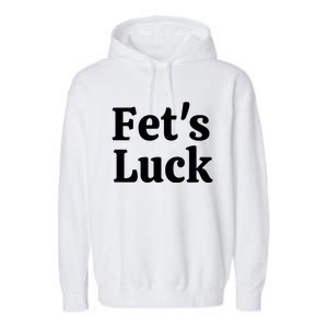 Fets Luck Fets Luck Cool Gift Blue Small Garment-Dyed Fleece Hoodie