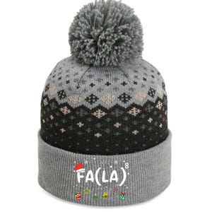 Fa (La)8 Funny Christmas Santa Fa La Math Teacher The Baniff Cuffed Pom Beanie