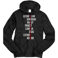 Filipino Lech Flan Sinigang Balut Pancit Lumpia Sisig Lechon Adobo Tie Dye Hoodie